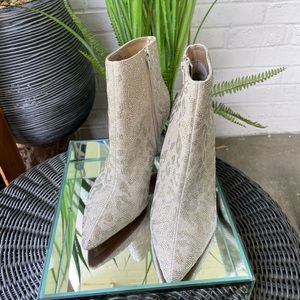Sparkly Leopard ankle boots